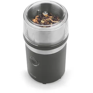 Petra Kaffeemühle Elektrisch 70g Kapazität, Elektrische Gewürzmühle & Kaffeemühle, Gewürzmühle Elektrisch für Kräuter & Gewürze, Kaffee Mühle mit Edelstahlmesser, 210W