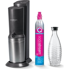 SodaStream Crystal 3.0 Trinkwassersprudler mit 1 Glaskaraffe schwarz (1016411490)