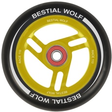 Bestial Wolf Rad Race für Scooter Freestyle Ø 110 mm (Gelb)