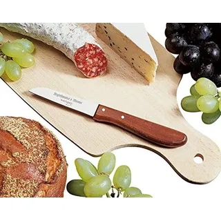 Fackelmann Urgroßmutters Messer Schälmesser 24,5 cm Braun/Silber