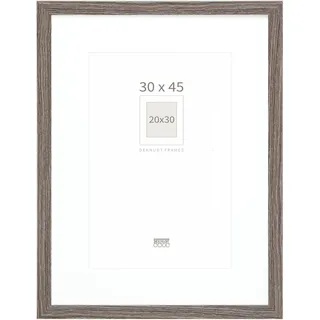 Deknudt S66KH3 P1 30x45 Holz grau eiche mit Passepartout