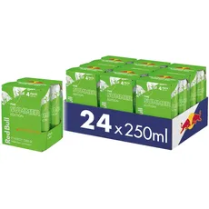 Red Bull Energy Drink Summer Edition 2024 Curuba-Holunderblüte, 6x4er Pack Dosen, EINWEG (24 x 250 ml)