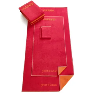 Bassetti Waschhandschuh, Baumwolle, Corallo, 16x22