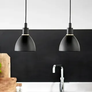 Nordlux Ray 2-flg. 12 cm halbkugelförmig schwarz