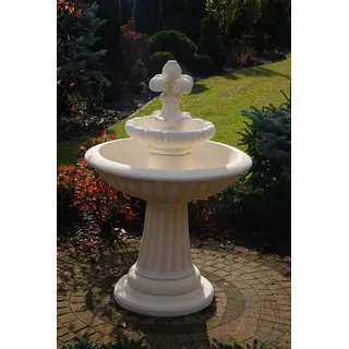 Zierbrunnen Springbrunnen Skulptur Brunnen Dekoration Garten Fontaine Neu 1136cm - Weiß