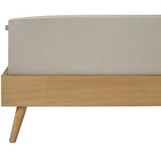 SCHIESSER Spannbettlaken Jersey 180 x 200 cm beige