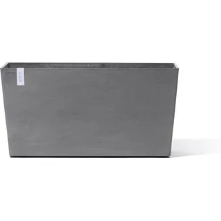 Ecopots Pflanztopf Paris Rollen Grau (HxBxT) 51 x 100 x 40 cm
