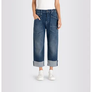 MAC Baggy Jeans in Blau mit Straight Leg-D40