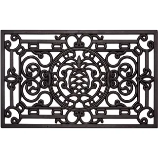 HANSE HOME Fußmatte »Pineapple, Türmatte« rechteckig 10 mm Höhe Gummi, Schmutzfangmatte, Outdoor, Rutschfest, Innen, Gummimatte