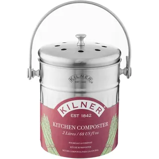 Kilner Küchen Komposter 2 l Silber