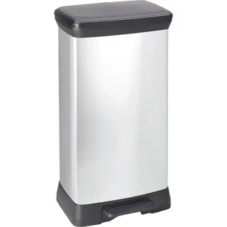 Curver Deco Bin 50 l Silber