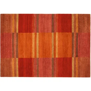 Teppich OCI DIE TEPPICHMARKE "Sensation Soya" Gr. 7, braun (kastanie), B:250cm H:6mm L:350cm, Seide, Wolle, Teppiche, Teppich, handgeknüpft, Wohnzimmer