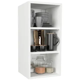 VCM Wandregal 30 x 60 x 29 cm Weiß