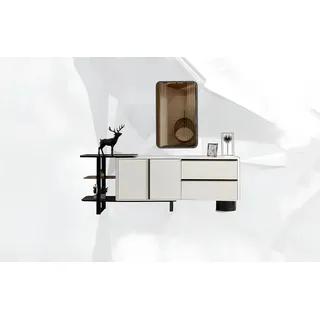 JV moebel Sideboard 53 x 84 x 230 cm weiß