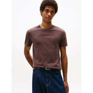 Tommy Hilfiger Tommy Jeans T-Shirt »TJM XSLIM JASPE HTR TEE EXT« Mit Rundhalsausschnitt, braun