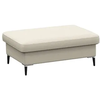 flexlux Pouf Fiore Kaltschaum 97 x 34 x 66 cm Weiß