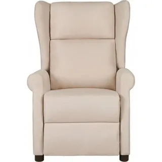 vidaXL Massagesessel Creme Stoff - Creme