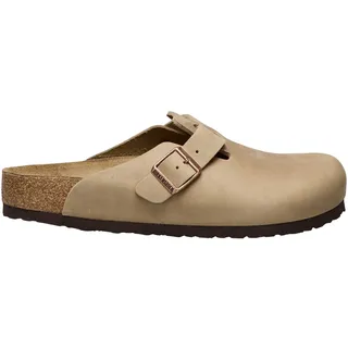 Birkenstock Boston Nubukleder Braun 46