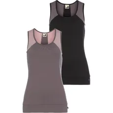 Ocean Sportswear Funktionstop »Soulwear - Yoga Function Tops«, (Packung, 2er-Pack), grau