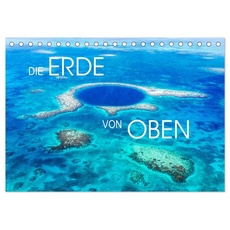 Bild von Die Erde von Oben - Earth from above (Tischkalender 2024 DIN A5 quer), CALVENDO Monatskalender