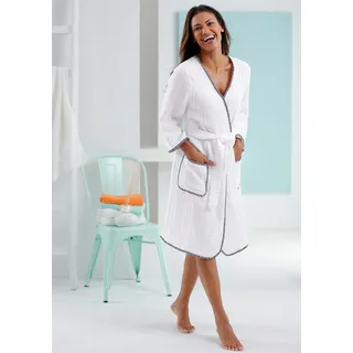 feel good Damenbademantel, weiß