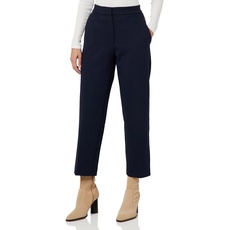 Tommy Hilfiger Damen Tapered Punto Pant WW0WW39079 Gewebte Hosen, Blau (Desert Sky), 42