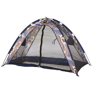 Deryan Bett-Zelt, Camouflage, Blau