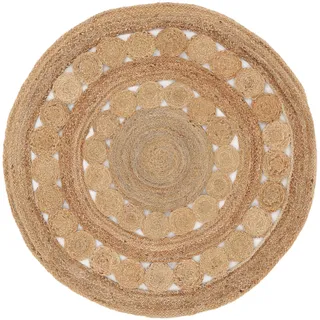 carpetfine Teppich »Juteteppich Dana« rund 5 mm Höhe carpetfine natur B : cm Ø cm 1 Stk.