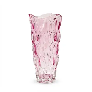 Große rosa Vase, 30 cm hoch, moderne Vasen für Tische, Tafelaufsätze, Weihnachtsgeschenke.