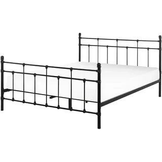 Beliani Lynx 160 x 200 cm Schwarz