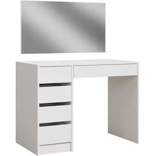 Vicco Schminktisch Thalia, 100 cm mit 5 Schubladen, - Weiß
