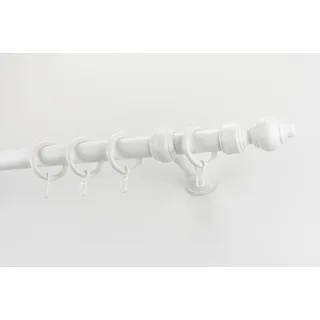 GARESA Vorhangstange STANDARD 1-läufig Ø 28 mm 100 cm Weiß