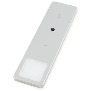 Kalb Material Für Möbel kalb LED Unterbauleuchten SET Solid2, silbergrau mit mech. Schalter, 3W, 200cm Kabellänge, 1er Set warmweiß