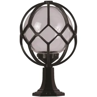 Gerade Bodenleuchte für den Außenbereich, abs , schwarz, 35x35x55, Fassung E 27 Max 60 W