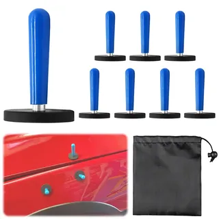 PRITOK Auto Montagemagnet mit Aufbewahrungbox: 8 Stück Verpackungs Gripper Magnethalter, Magnethalter Folie, Auto Mantagemagnet, Magnete Haftmagnet Car Wrapping, Montagemagnet für Auto Folie Wrap
