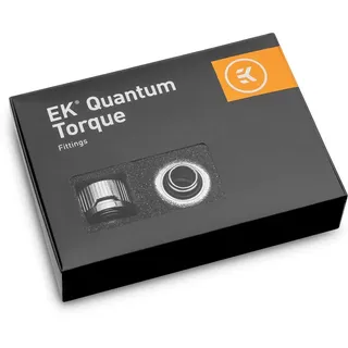 EK Water Blocks Compatible EK-Quantum Torque HTC 16-6er-Pack, Silber