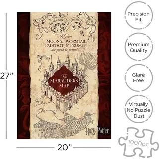 Aquarius Harry Potter Puzzle Die Karte des Rumtreibers (1000 Teile) NMR65284