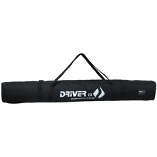 Driver13 Langlaufskitasche Tasche Langlaufski Längenverstellbar 195-215 cm schwarz Platz auch für Stöcke