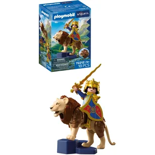 Playmobil Konstruktions-Spielset "Löwe mit goldenem Ritter (72212), Knights" Made in Europe, bunt