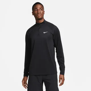 Nike Trainingsshirt »DRI-FIT READY MEN'S 1/-ZIP FITNESS TOP«, schwarz-weiß