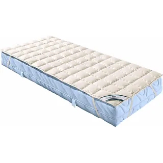 Matratzenauflage FAN "Wash Cotton", beige (natur), B:120cm H:1,5cm L:200cm, Bezug: 100% Baumwolle, Matratzenzubehör, Matratzenauflage