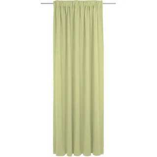 Vorhang ADAM "Uni Collection light" Gr. 1, grün (hellgrün), B:142cm H:145cm, Jacquard, Baumwolle, Gardinen, Vorhang, aus 100% Bio-Baumwolle