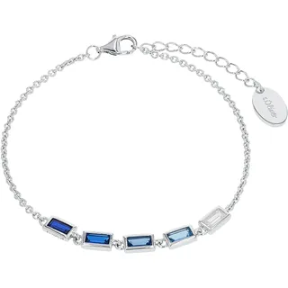 s.Oliver Armband 925 Sterling Silber/Edelstahl für Damen, Armschmuck, Motiv, Kommt in Schmuck Geschenk Box