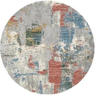 OCI DIE TEPPICHMARKE Teppich »NEW VILLA CITY« rund 20 mm Höhe Vintage Optik, Wohnzimmer, bunt