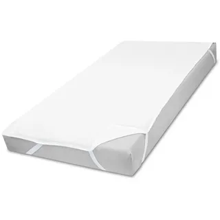 Totsy Baby Matratzenschoner wasserdichte Matratzenauflage 70 x 140 cm Weiß
