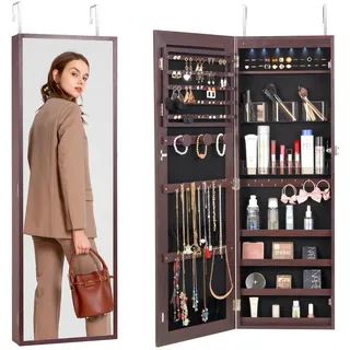 Vevor Schmuckschrank mit Ganzkörperspiegel 108cm