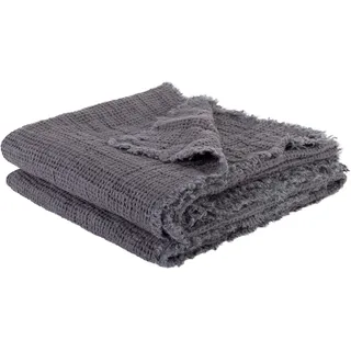 Zoeppritz Honeybee Plaid 170 x 230 cm Grau