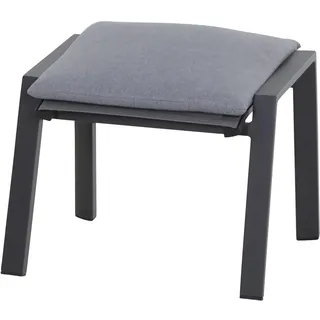 Siena Garden Gartenhocker 50 x 49,5 x 44,5 cm grau