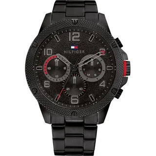 Tommy Hilfiger Blaze 1792030 Herrenuhr - Schwarz, Rot