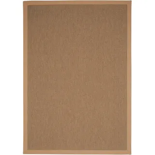 Linea Natura Flachwebeteppich , Naturfarben, Beige , Textil , Bordüre , rechteckig , 140x200 cm , Grüner Punkt , für Fußbodenheizung geeignet, in verschiedenen Größen erhältlich, wasserabweisend, UV-beständig, für Hausstauballergiker geeignet, lichtunempfindlich, antistatisch, feuchtraumgeeignet, stuhlrollengeeignet, pflegeleicht, strapazierfähig, reißfest, leicht zusammenrollbar, rutschfeste Unterfläche , Teppiche und Böden, Teppiche, Webteppiche
